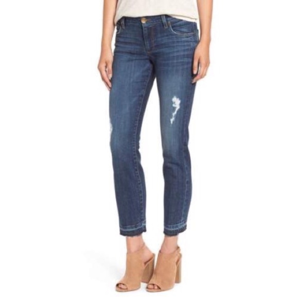 NWOT KUT From the Kloth Reese Distressed Denim 2